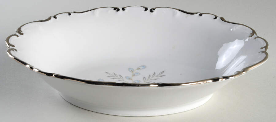 Platinum Glow 9" Oval Vegetable Bowl by Schumann - Bavaria-1