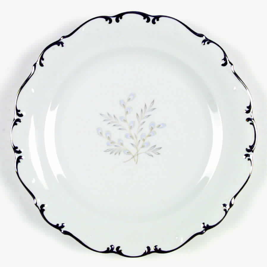 Platinum Glow Dinner Plate by Schumann - Bavaria-1