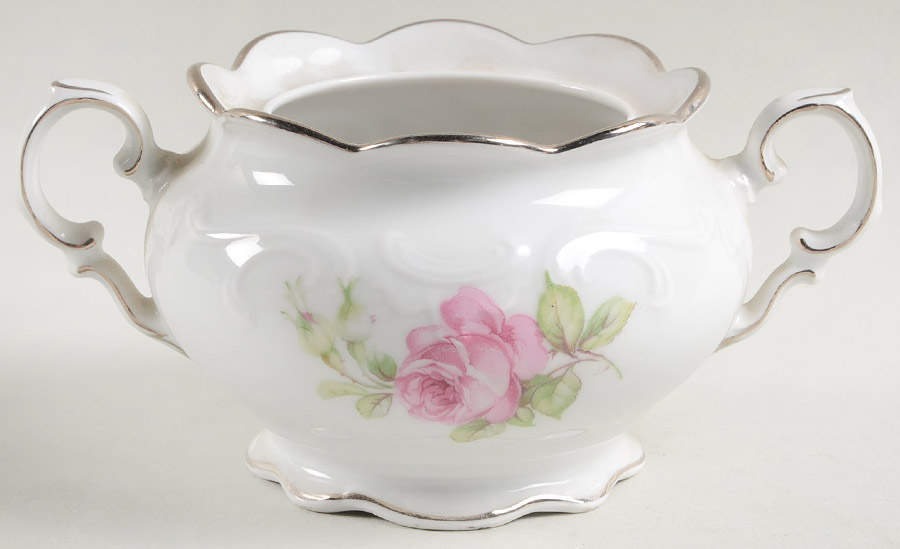 Platinum Radiance Sugar Bowl No Lid by Schumann - Bavaria-1