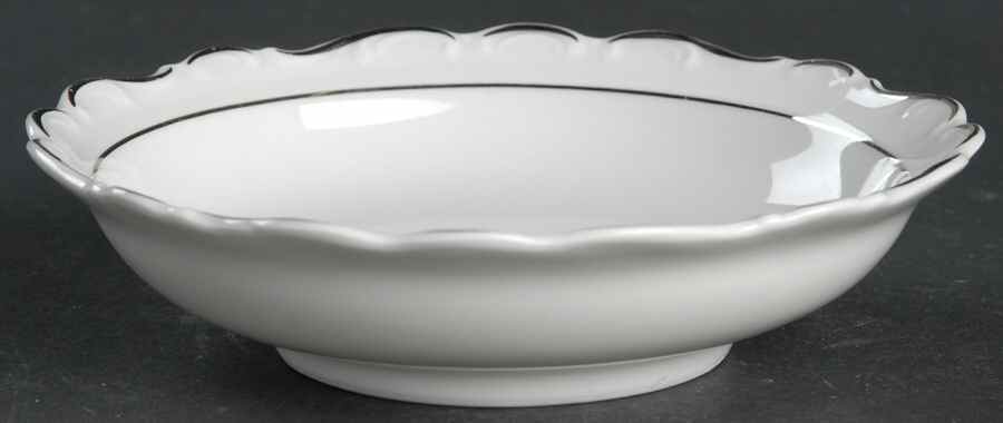 Platinum Scroll Fruit/Dessert (Sauce) Bowl by Schumann - Bavaria-1