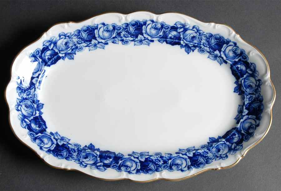 Renaissance 14" Oval Serving Platter by Schumann - Bavaria-1