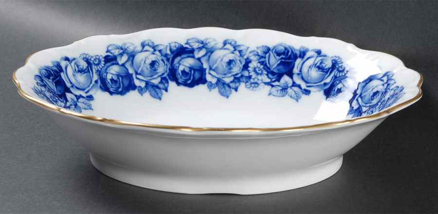 Renaissance 9" Oval Vegetable Bowl by Schumann - Bavaria-1