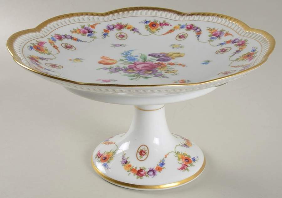 Dresdener Art Round Compote (Height X Width) by Schumann - Bavaria-1