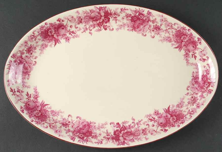 Rosedale 16" Oval Serving Platter by Schumann - Bavaria-1