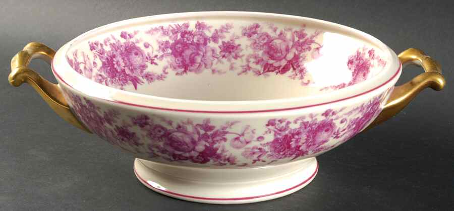 Rosedale Round Vegetable No Lid by Schumann - Bavaria-1