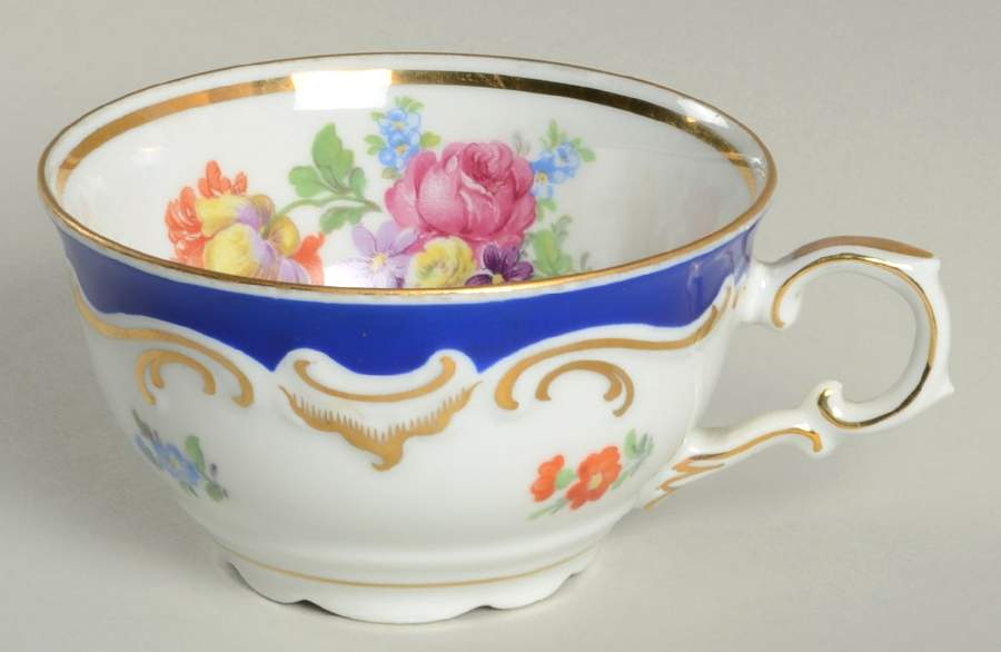 Royal Blue Flat Cup by Schumann - Bavaria-1
