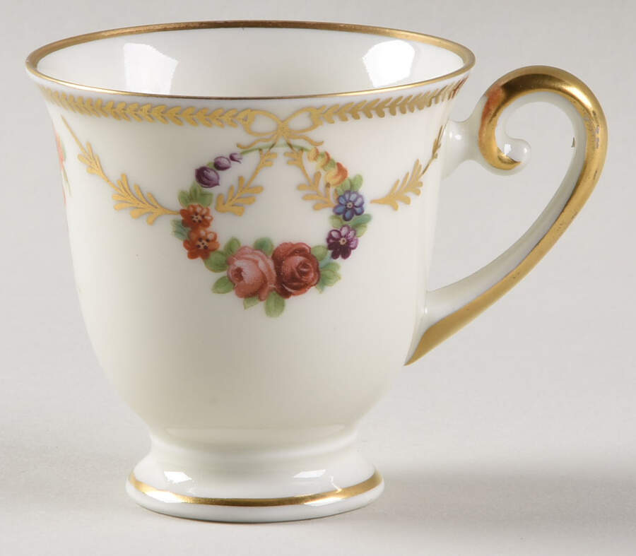 San Luis Rey (Ivory Background) Demitasse Cup by Schumann - Bavaria-1