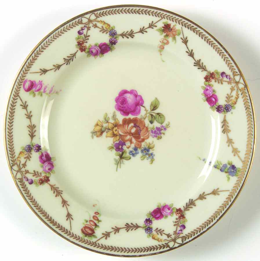 San Luis Rey (Ivory Background) Bread & Butter Plate by Schumann - Bavaria-1