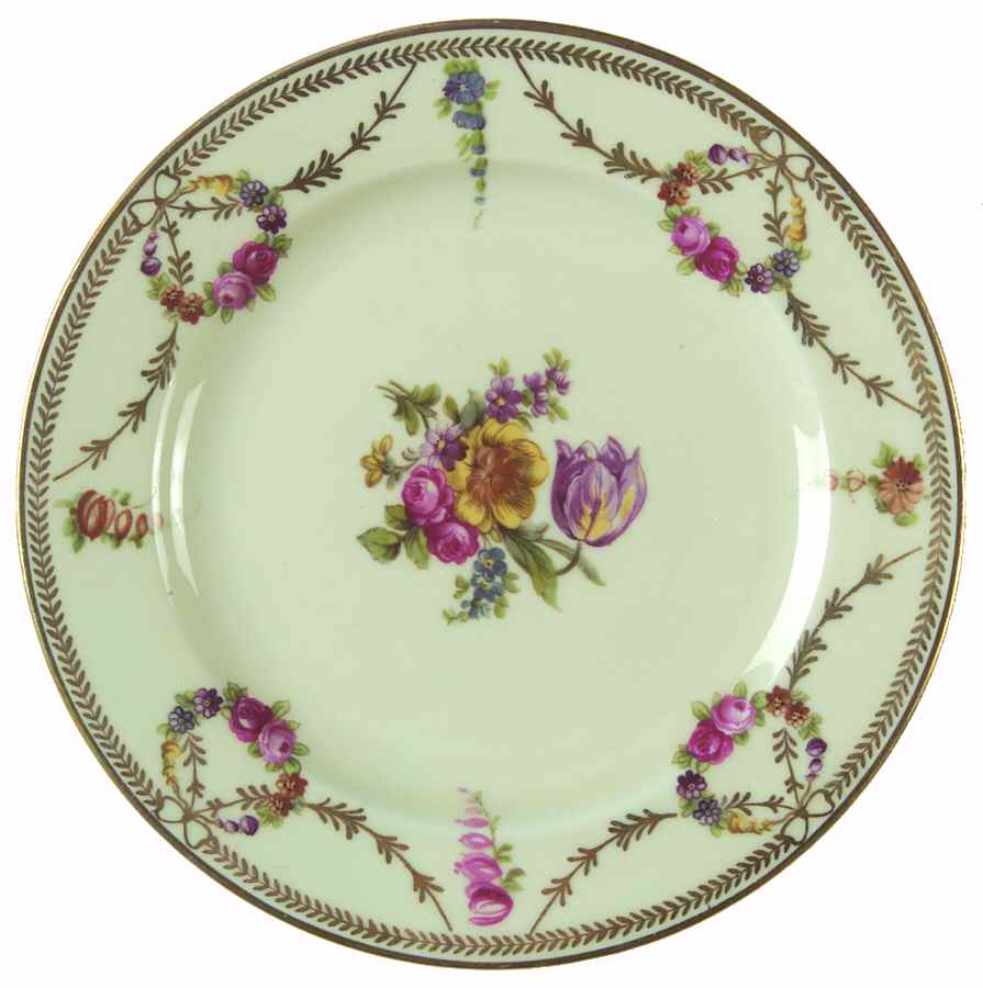 San Luis Rey (Ivory Background) Bread & Butter Plate by Schumann - Bavaria-1