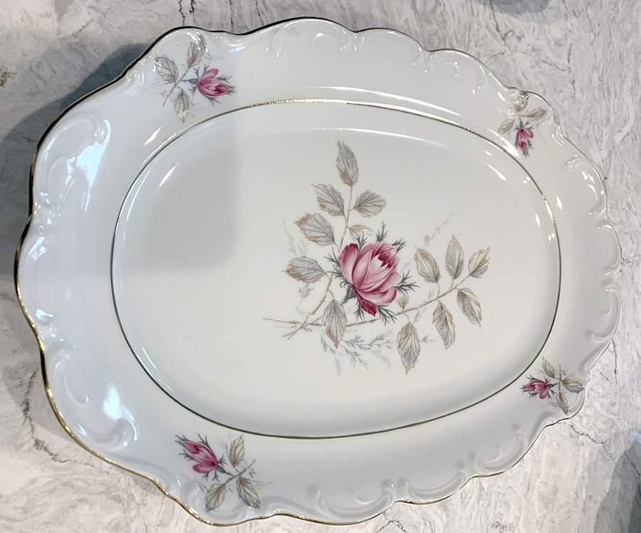 SCH102 12" Oval Serving Platter by Schumann - Bavaria-1