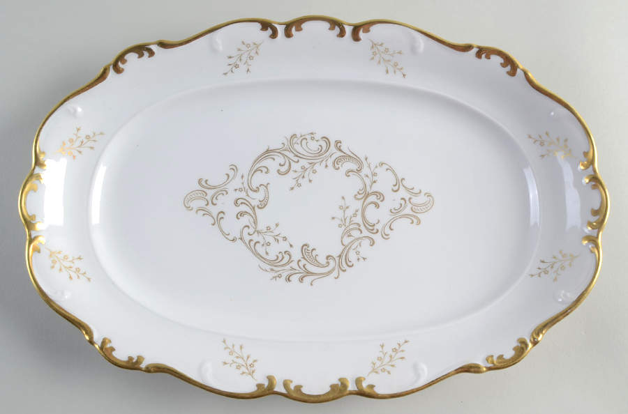 SCH110 14" Oval Serving Platter by Schumann - Bavaria-1