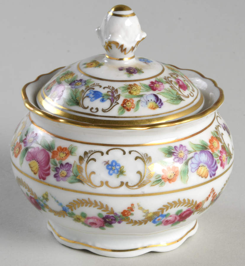 SCH2 Mini Sugar Bowl & Lid by Schumann - Bavaria-1