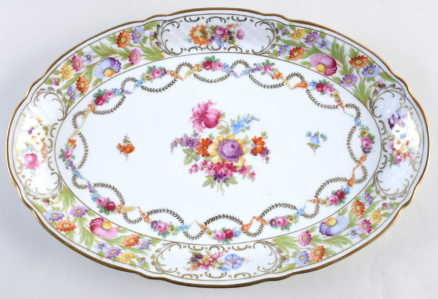 SCH2 15" Oval Serving Platter by Schumann - Bavaria-1