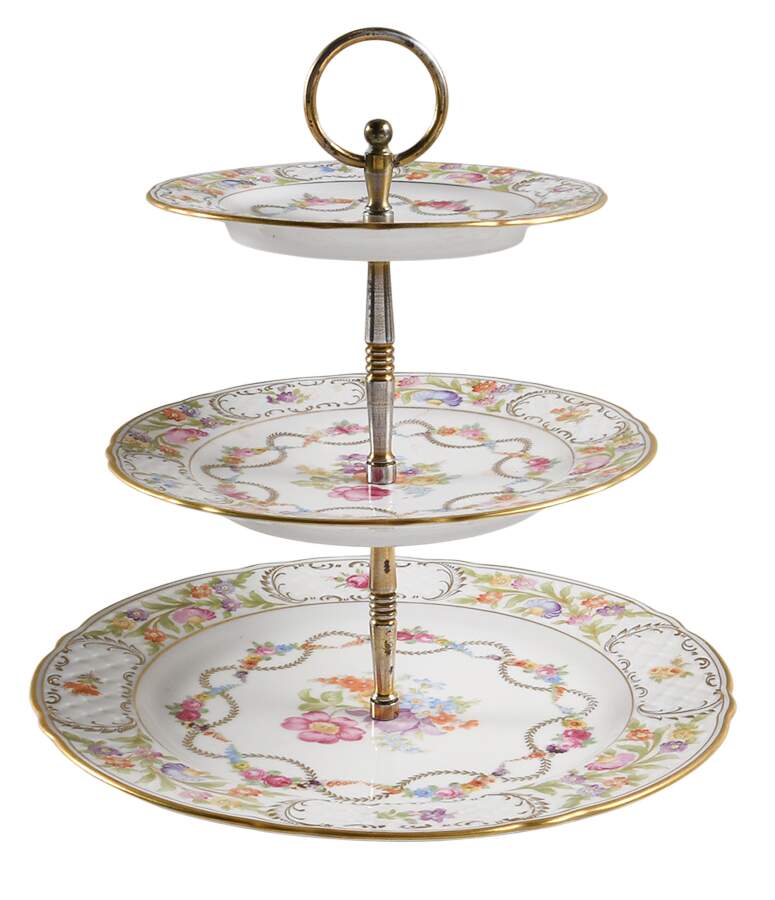 SCH2 3 Tiered Serving Tray (DPM1,SPM1,BBM1) by Schumann - Bavaria-1