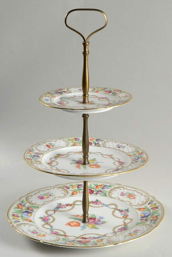 SCH2 3-Tiered Serving Tray (DP, SP, BB) by Schumann - Bavaria-1