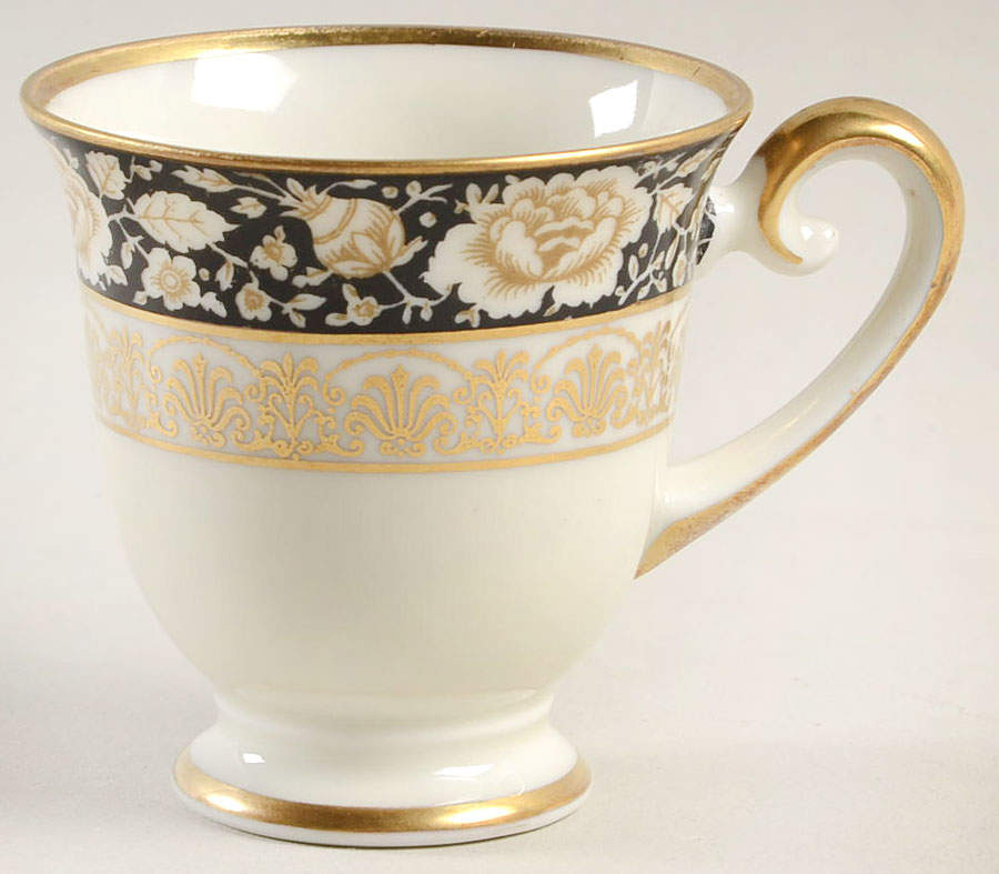 25076 Black Footed Demitasse Cup by Schumann - Bavaria-1