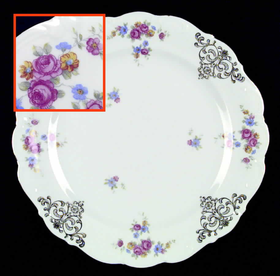 SCH38 Dinner Plate by Schumann - Bavaria-1