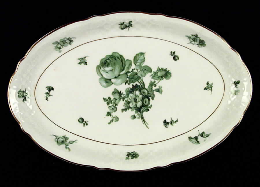 SCH4 14" Oval Serving Platter by Schumann - Bavaria-1