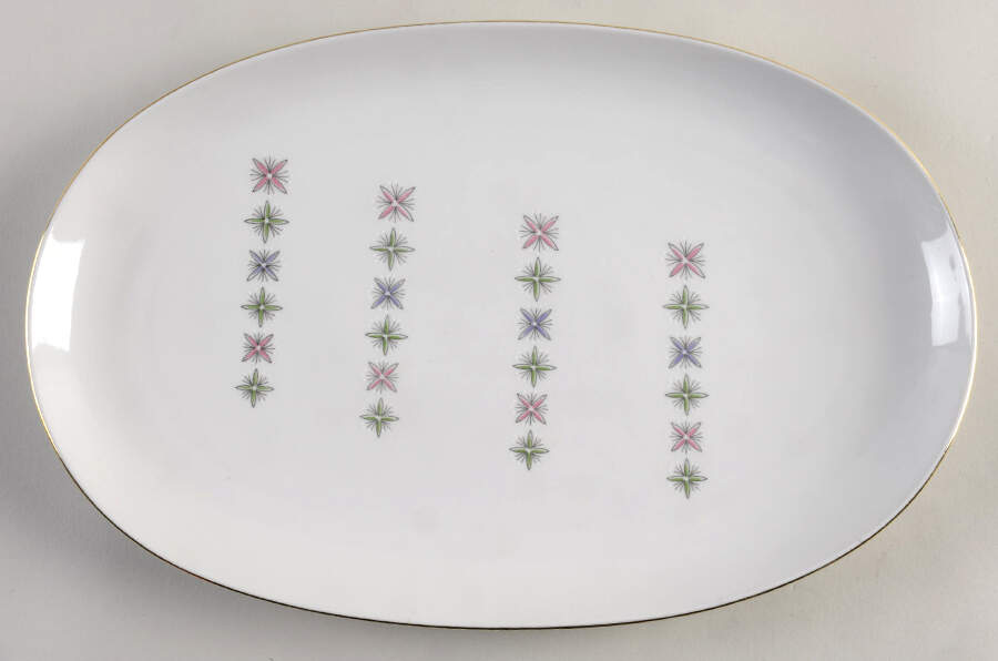 SCH40 13" Oval Serving Platter by Schumann - Bavaria-1