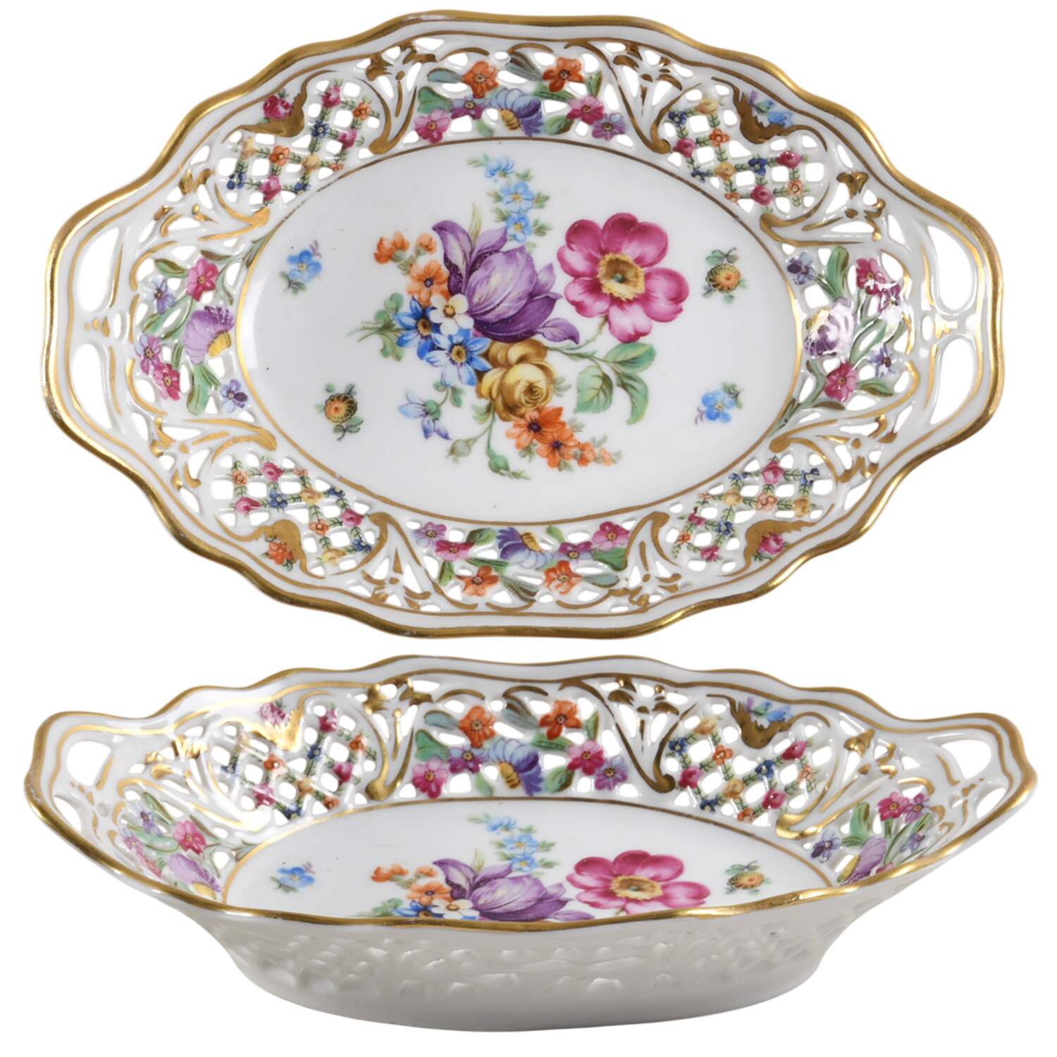 SCH55 6" Oval Nut Dish by Schumann - Bavaria-1