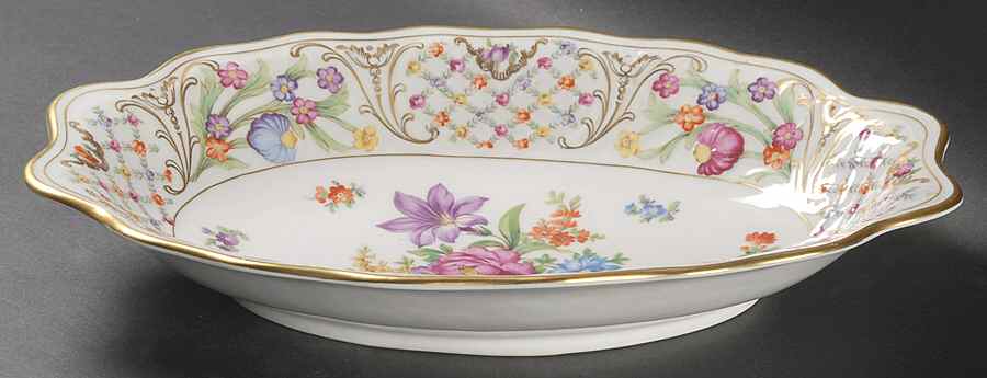 SCH55 12" Oval Vegetable Bowl by Schumann - Bavaria-1