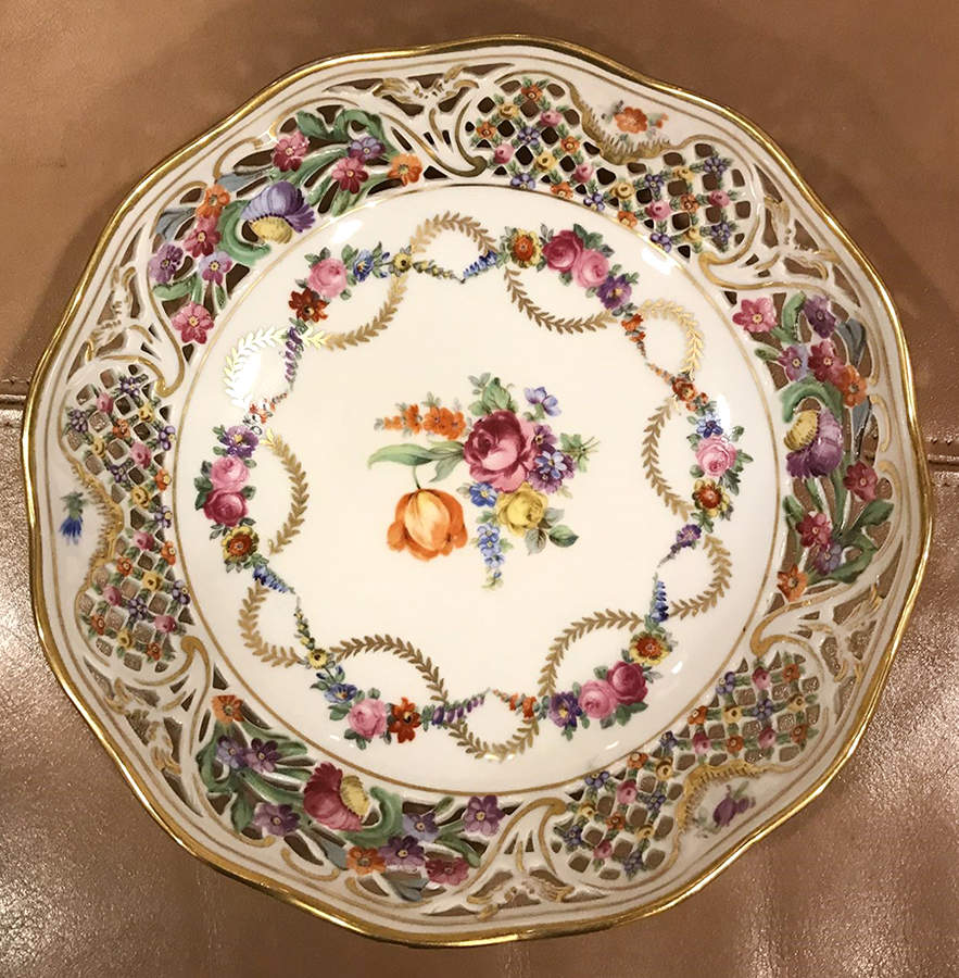 SCH7 8" Pierced Round Bowl by Schumann - Bavaria-1