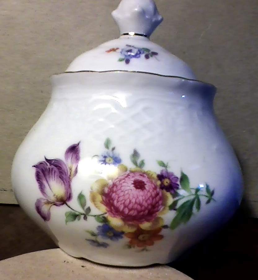 SCH71 Sugar Bowl & Lid by Schumann - Bavaria-1