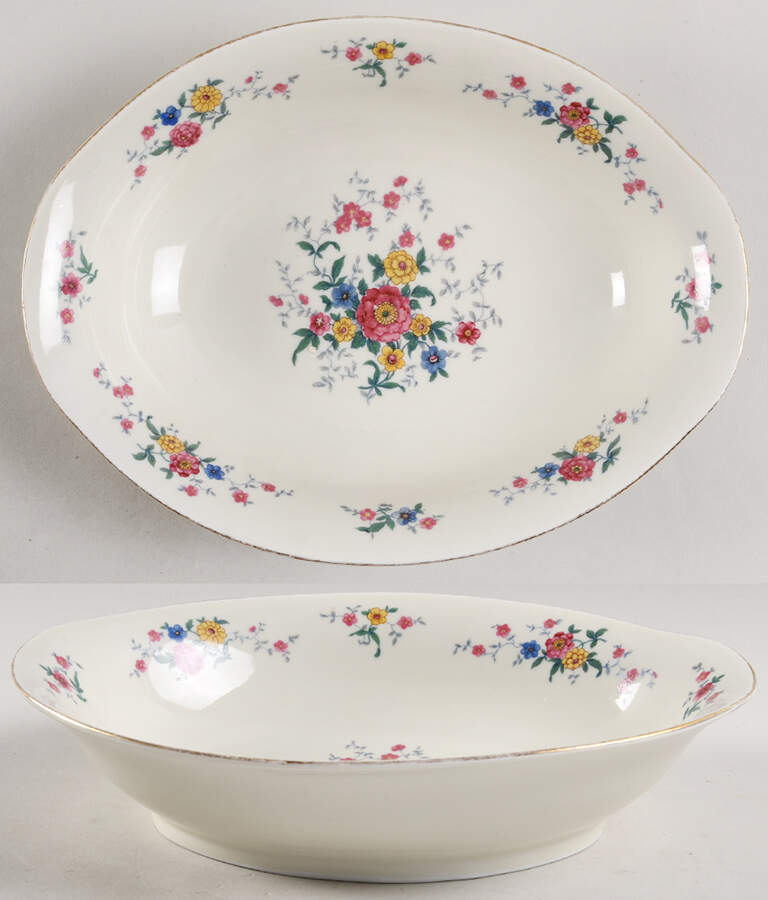 SCH87 9" Oval Vegetable Bowl by Schumann - Bavaria-1