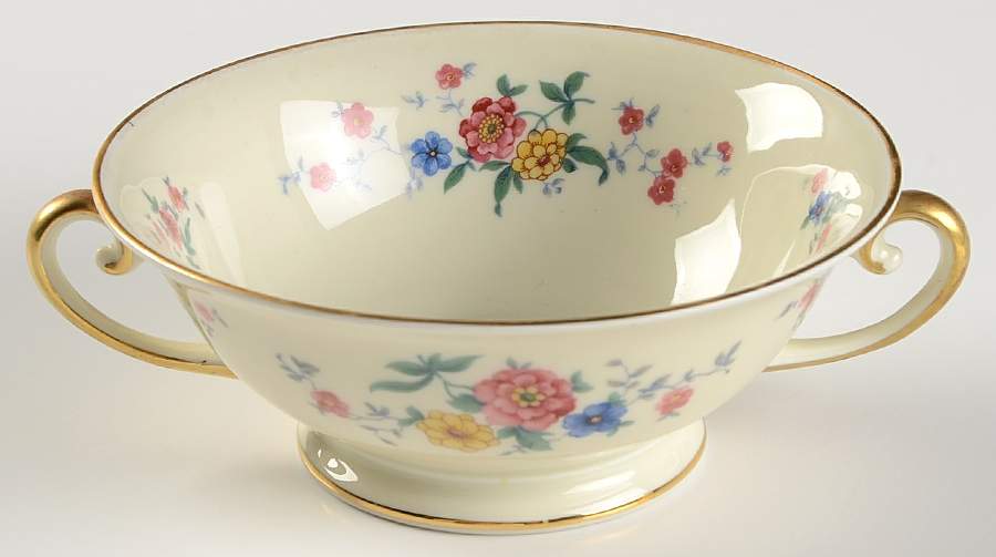 SCH87 Footed Cream Soup Bowl by Schumann - Bavaria-1