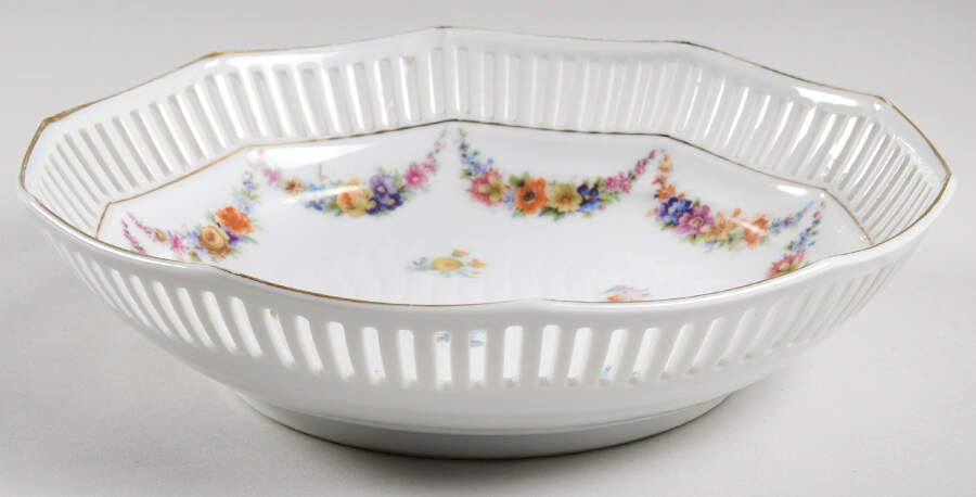 SCH90 8" Pierced Berry Bowl by Schumann - Bavaria-1