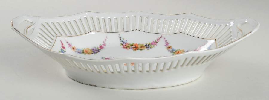 SCH90 10" Pierced Oval Bowl by Schumann - Bavaria-1