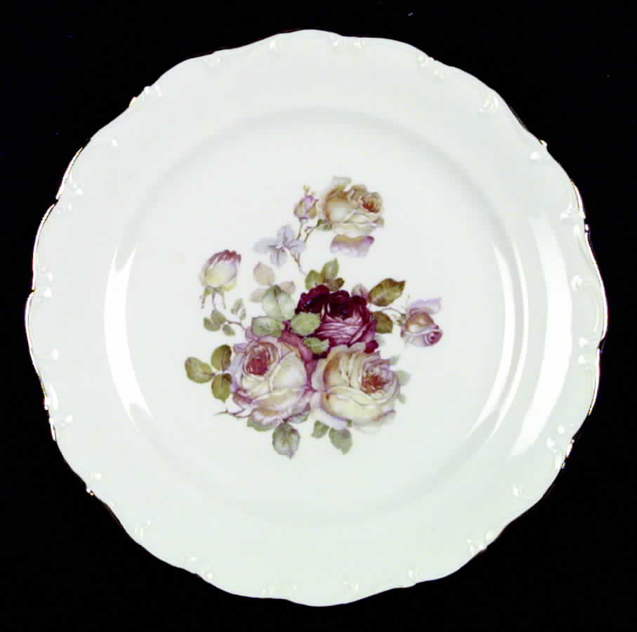 Schumann Rose Dinner Plate by Schumann - Bavaria-1