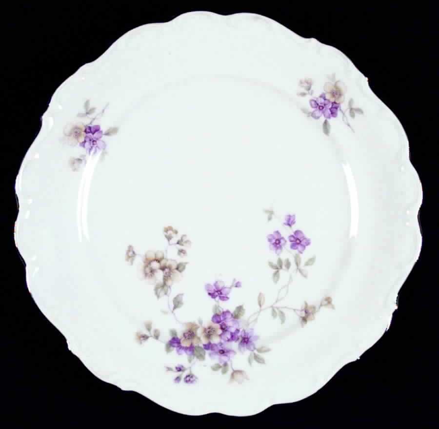 Springtime Lavender Salad Plate by Schumann - Bavaria-1