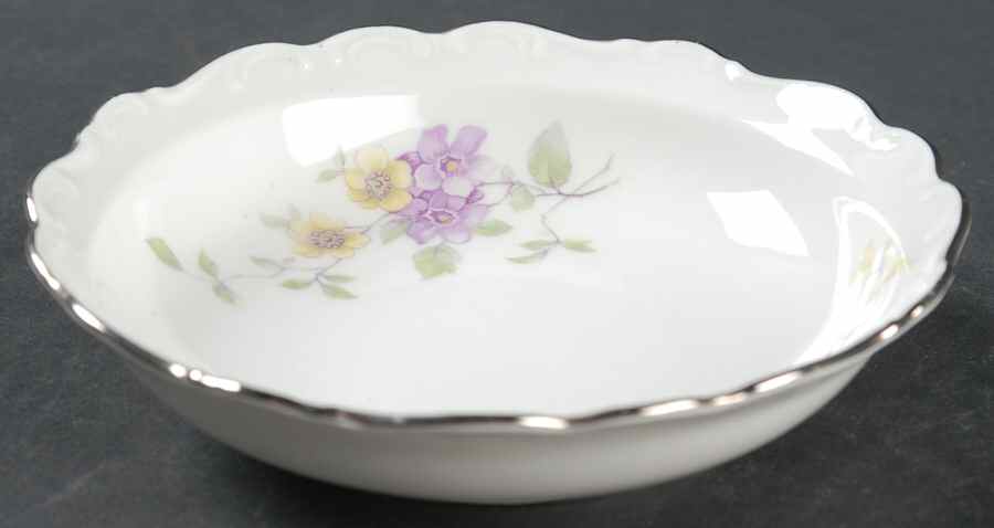 Springtime Lavender Rim Fruit/Dessert (Sauce) Bowl by Schumann - Bavaria-1