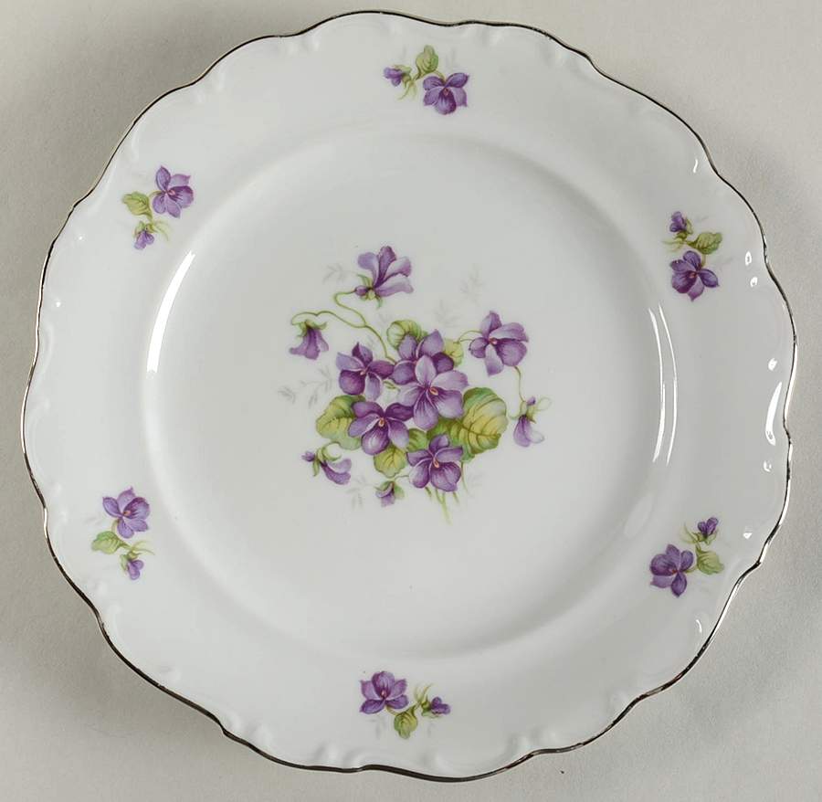 Violette (Gold Trim) Salad Plate by Schumann - Bavaria-1