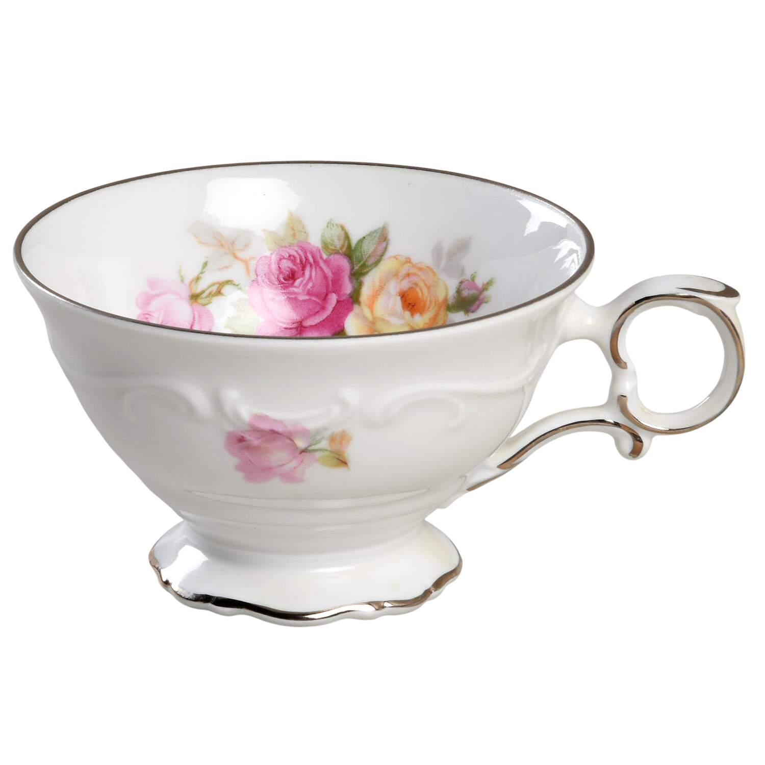 Victorian Rose Footed Cup by Schumann - Bavaria-1