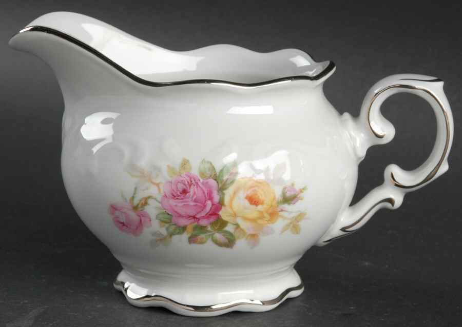 Victorian Rose Creamer by Schumann - Bavaria-1