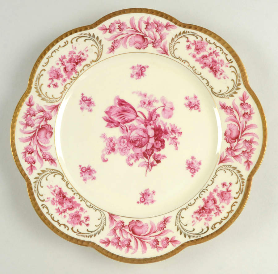 Vienna Rose Large Dinner Plate by Schumann - Bavaria-1