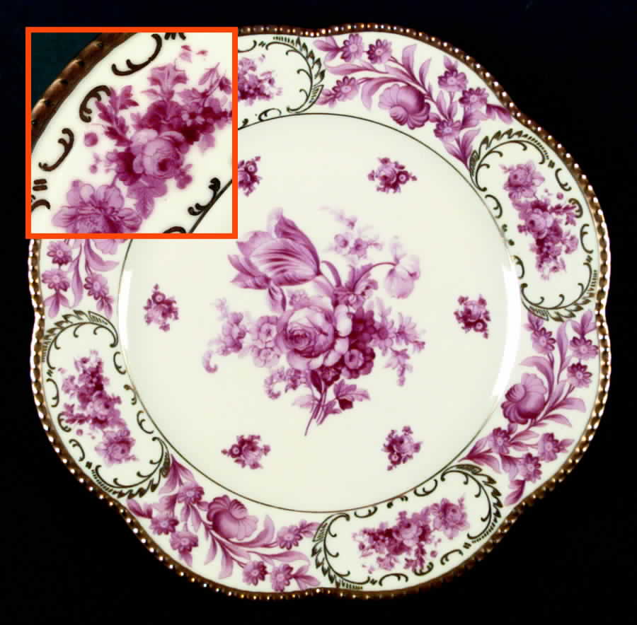 Vienna Rose Dinner Plate by Schumann - Bavaria-1