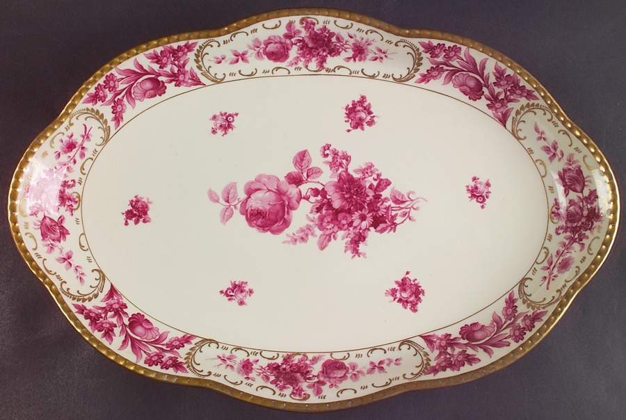 Vienna Rose 16" Oval Serving Platter by Schumann - Bavaria-1