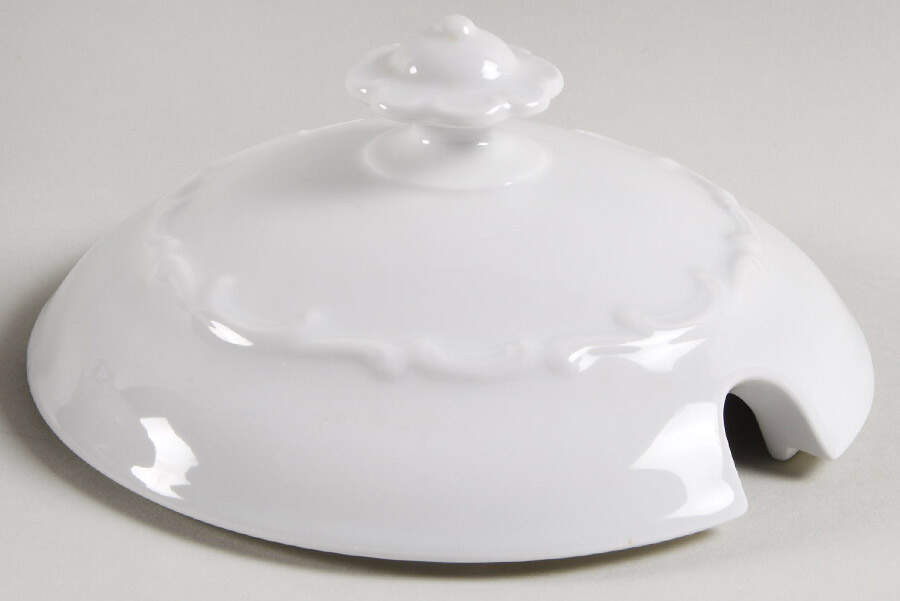 White Elegance Lid for Tureen by Schumann - Bavaria-1