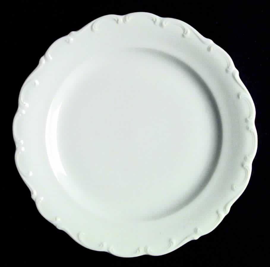 White Elegance Dinner Plate by Schumann - Bavaria-1