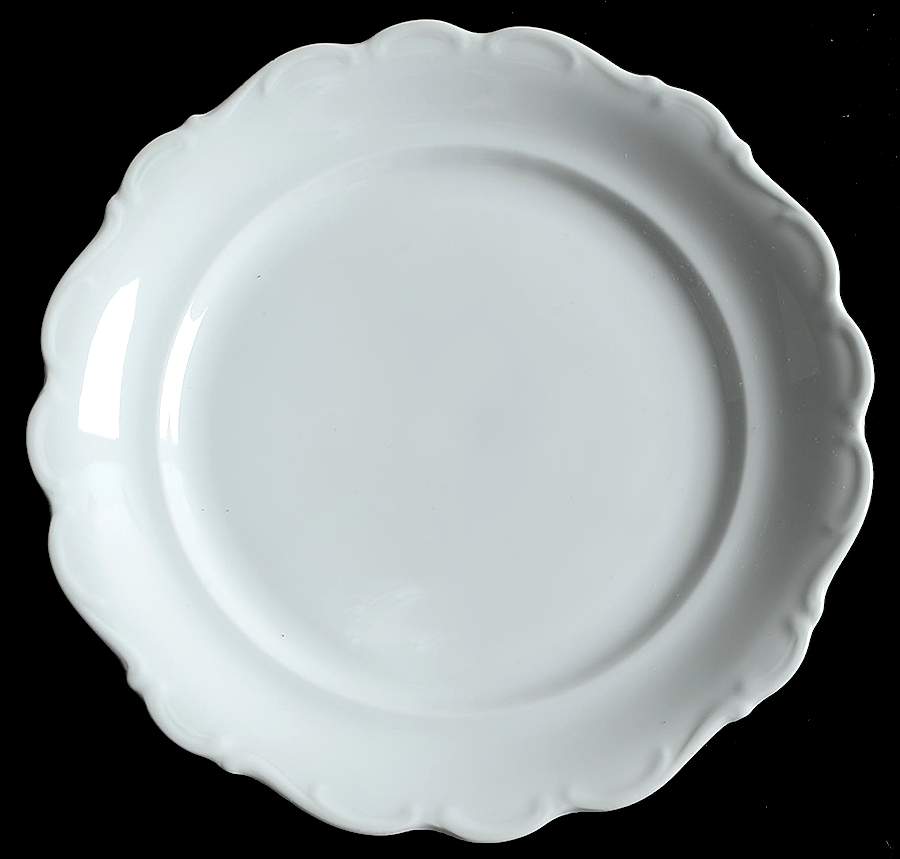 White Elegance Luncheon Plate by Schumann - Bavaria-1