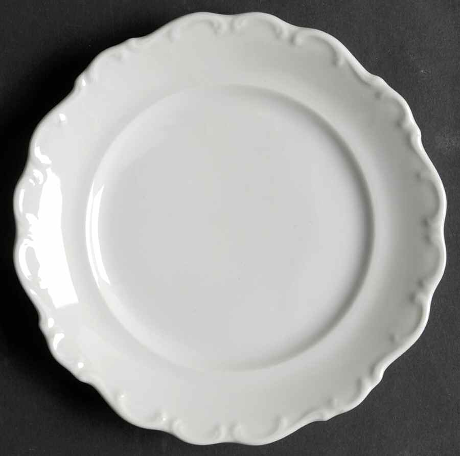 White Elegance Bread & Butter Plate by Schumann - Bavaria-1