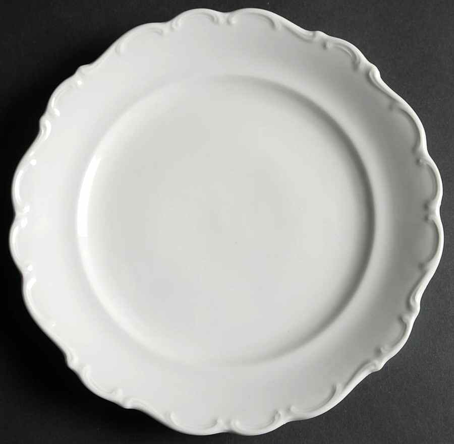 White Elegance Salad Plate by Schumann - Bavaria-1