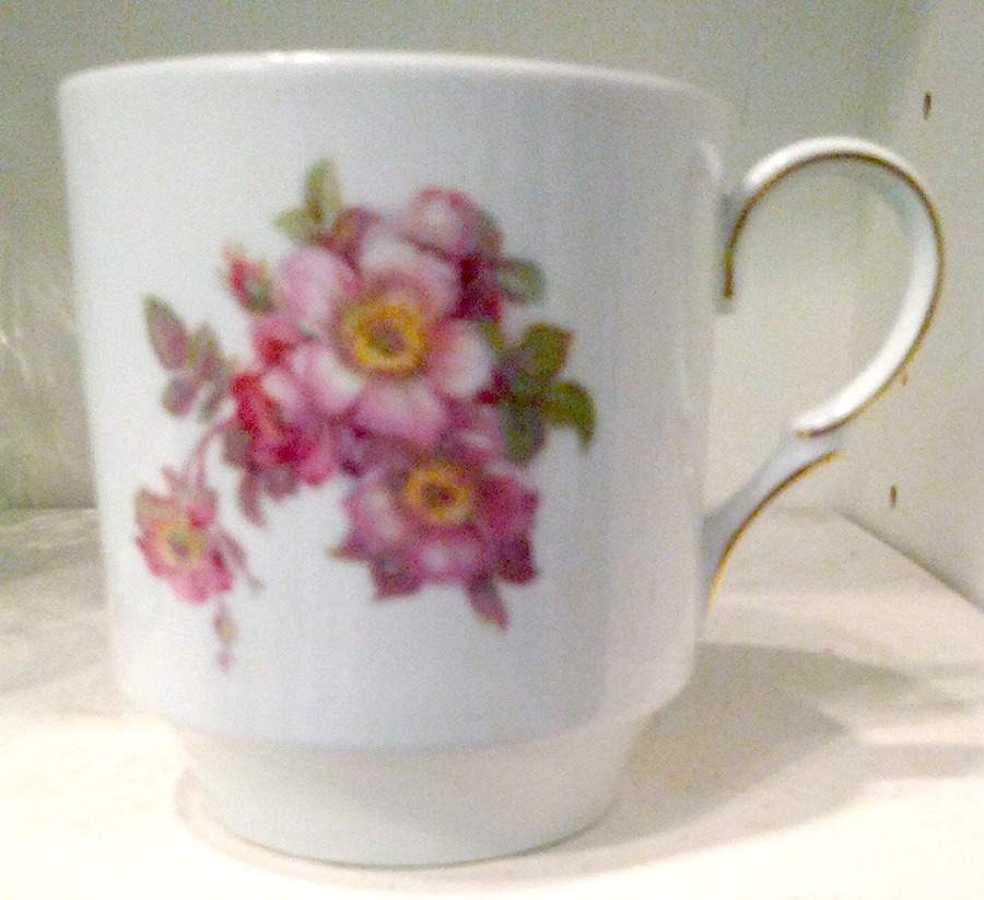 Wild Rose Scalloped (Coupe) Snack Cup by Schumann - Bavaria-1