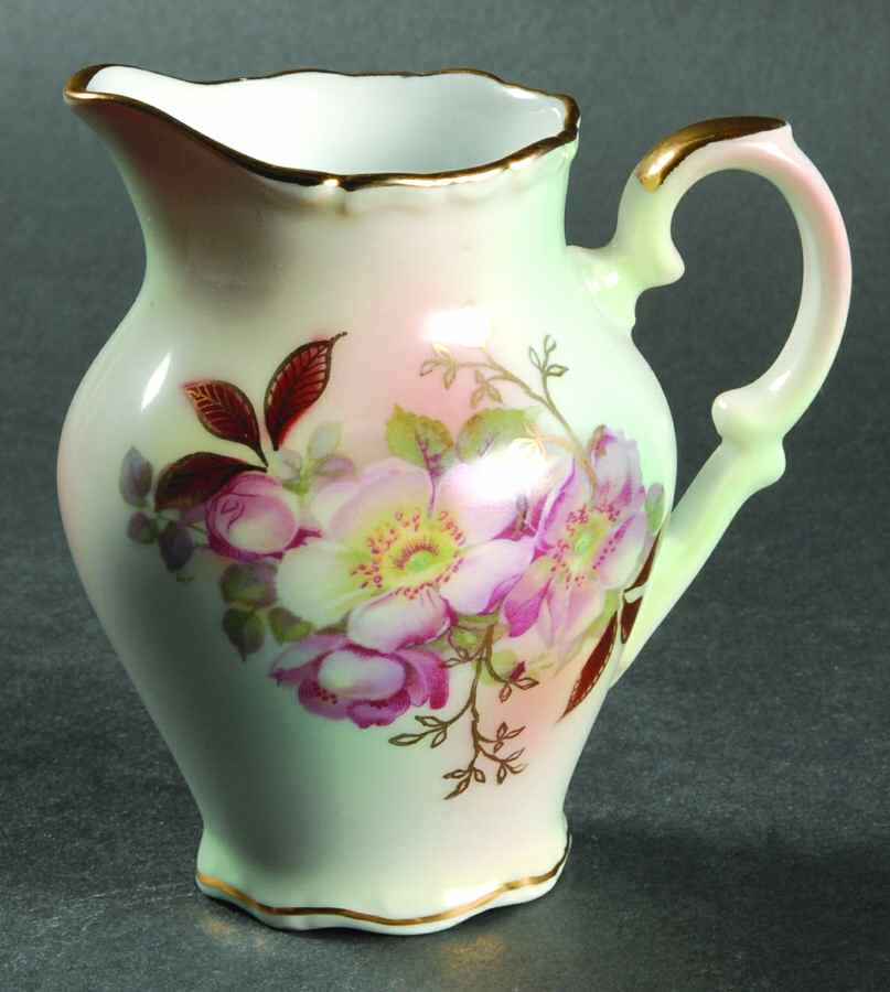 Wild Rose (Scallop, Rim, Embossed) Mini Creamer by Schumann - Bavaria-1