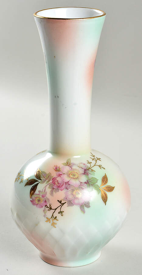 Wild Rose (Smooth) 8" Bud Vase by Schumann - Bavaria-1