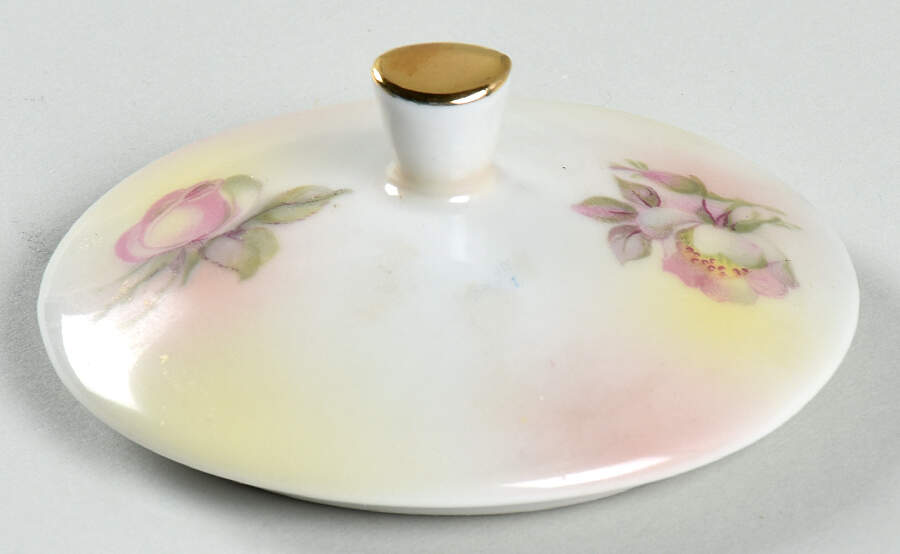 Wild Rose (Smooth) Lid for Mini Sugar Bowl by Schumann - Bavaria-1