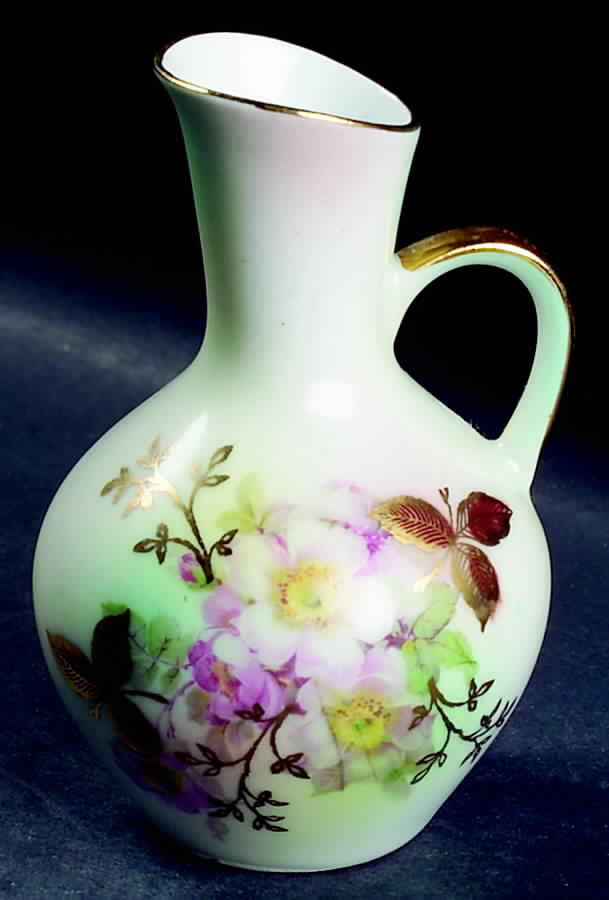 Wild Rose (Smooth) 4" Handled Vase by Schumann - Bavaria-1